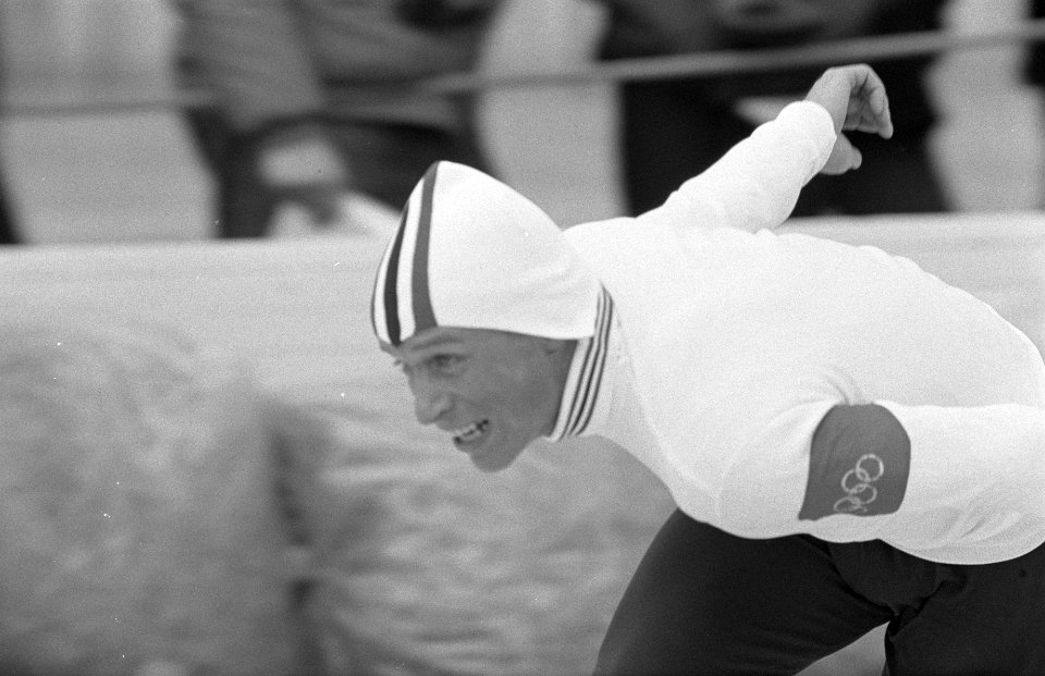 Olympische Winterspelen te Grenoble. Per Willy Guttormsen (Noorwegen) in actie o, Bestanddeelnr 921-0867