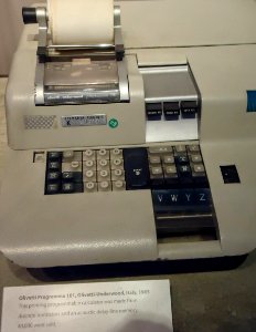 Olivetti Programma 101 calculating machine at CHM photo