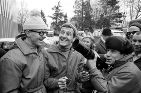 Olympische Winterspelen te Grenoble. De medaillewinnaars van de 5000 meter. Van , Bestanddeelnr 921-0840