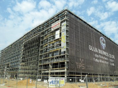 Olivia Gate under construction-July 2011