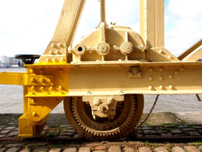 Old port cranes at Port of Antwerp, pic-051