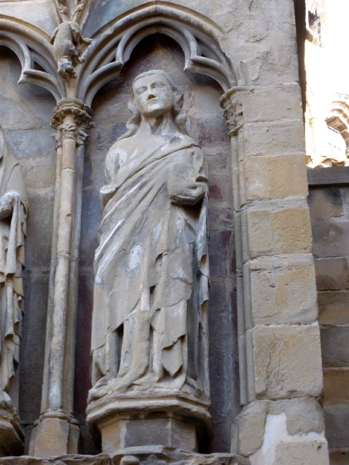 Olite - Iglesia de Santa María la Real, portada 02
