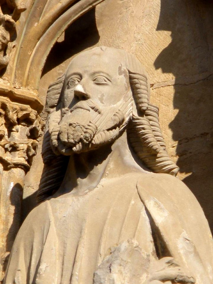 Olite - Iglesia de Santa María la Real, portada 06
