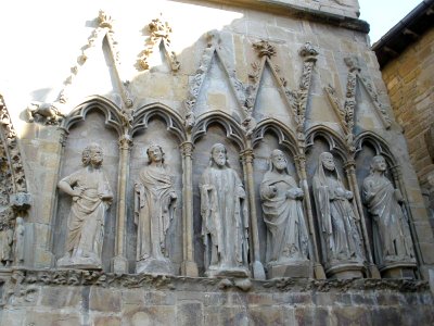 Olite - Iglesia de Santa María la Real, portada 03