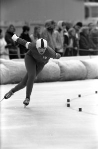 Olympische Winterspelen te Grenoble. Kaija-Liisa Keskivitikka (Finland) in actie, Bestanddeelnr 921-0815