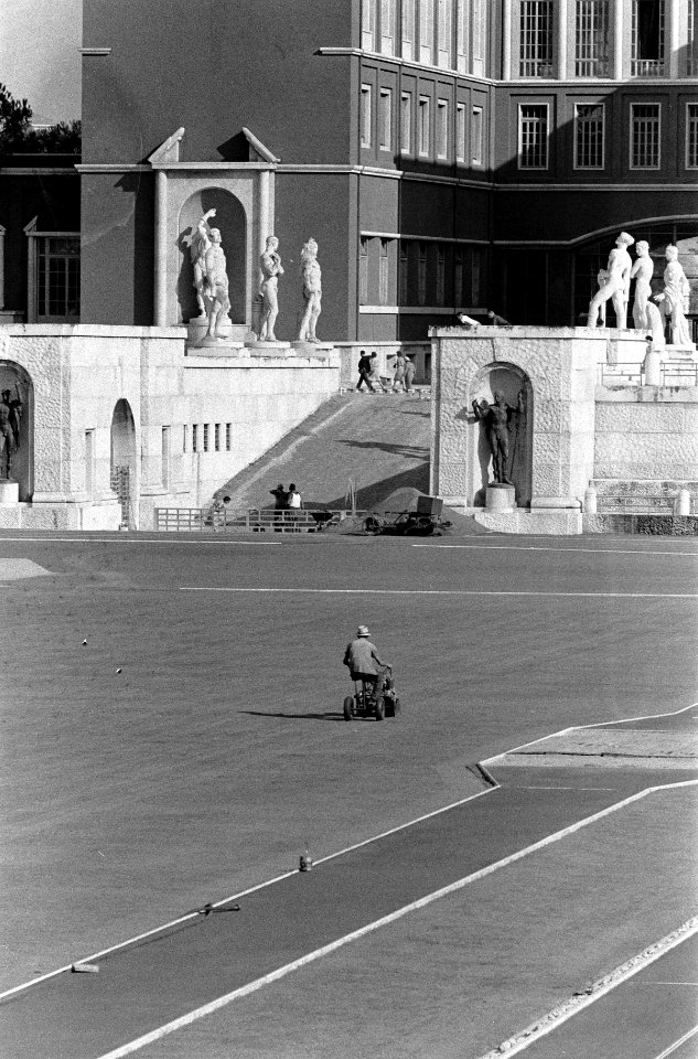 Olympische Spelen te Rome, werkzaamheden in het Stadio dei Marmi, Bestanddeelnr 911-5252