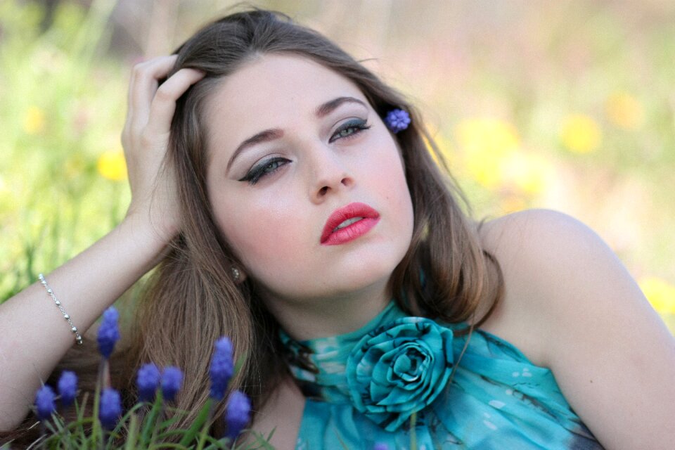 Nature beauty seductive