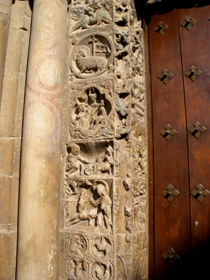 Olite - Iglesia de Santa María la Real, portada 12