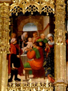 Olite - Iglesia de Santa María la Real, retablo mayor 04