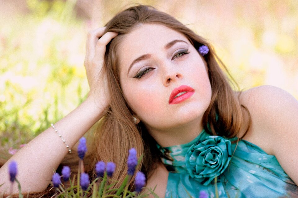 Blue eyes beauty nature