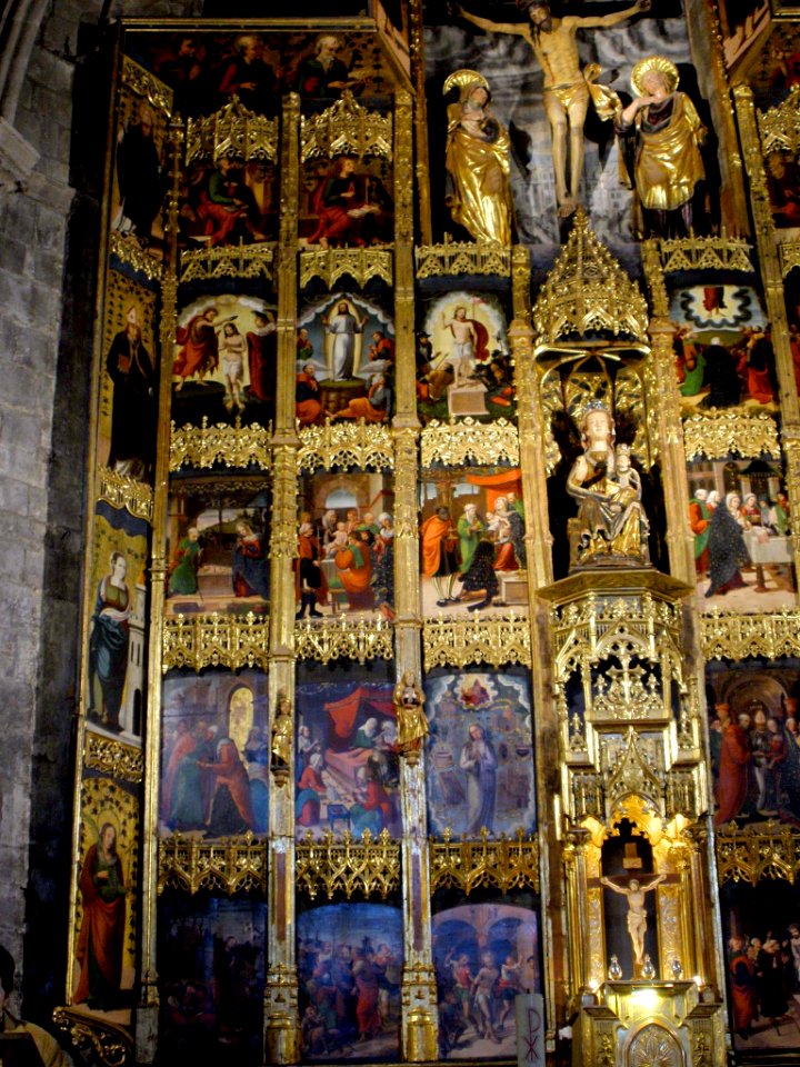 Olite - Iglesia de Santa María la Real, retablo mayor 17