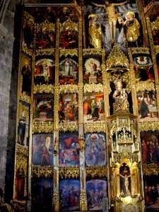 Olite - Iglesia de Santa María la Real, retablo mayor 17
