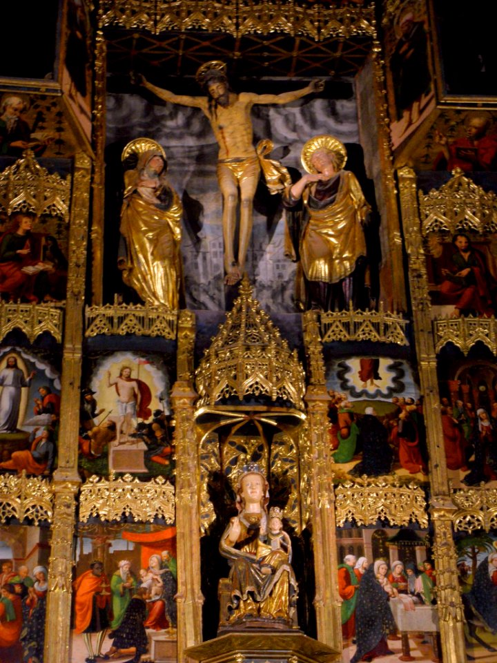 Olite - Iglesia de Santa María la Real, retablo mayor 09
