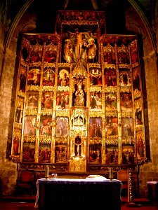 Olite - Iglesia de Santa María la Real, retablo mayor 15