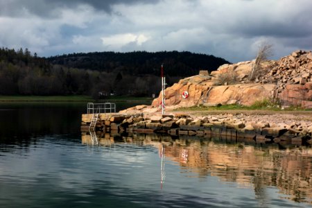 Old quay in Sandvik
