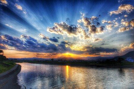 Landscape sky japan photo