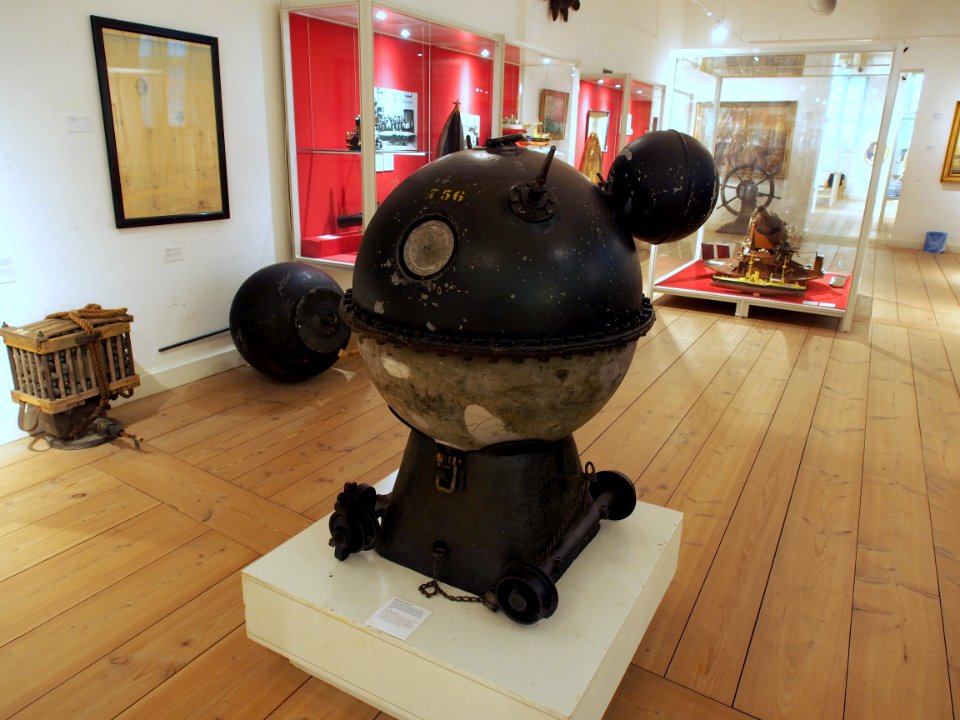 Old sea mine, Royal Danish Naval Museum