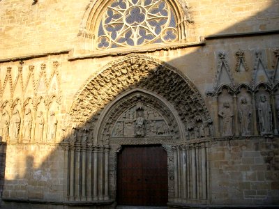 Olite - Iglesia de Santa María la Real, portada 17
