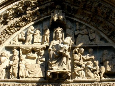 Olite - Iglesia de Santa María la Real, portada 10