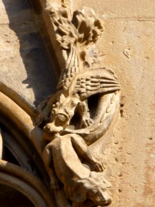 Olite - Iglesia de Santa María la Real, portada 07