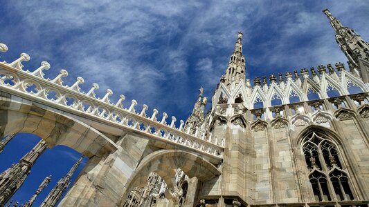 Dome milan blue church