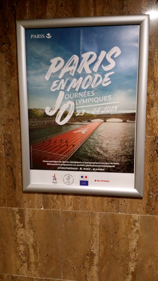 Olympic Days Paris June 2017 - 01 - Affiche