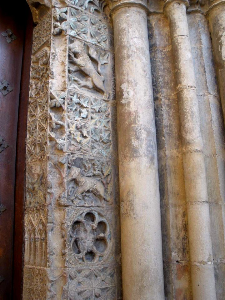 Olite - Iglesia de Santa María la Real, portada 13