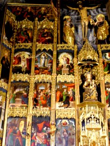 Olite - Iglesia de Santa María la Real, retablo mayor 11
