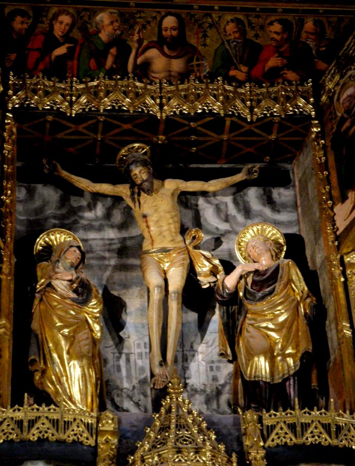 Olite - Iglesia de Santa María la Real, retablo mayor 08