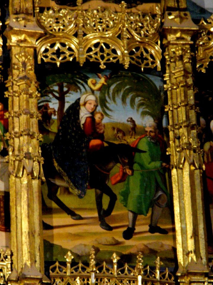Olite - Iglesia de Santa María la Real, retablo mayor 05