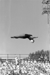 Olympische Spelen te Rome, schoonspringen 15 Watanabe (Japan) 16 Schope (Duitsla, Bestanddeelnr 911-5847