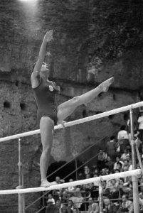 Olympische Spelen te Rome, Bep Ipenburg in actie, Bestanddeelnr 911-5863
