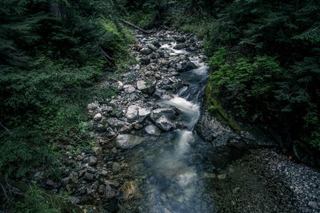 Creek stream stones photo
