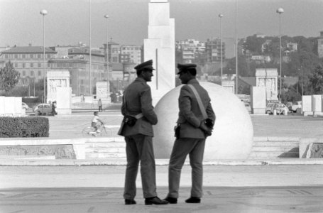 Olympische Spelen te Rome, hoofdingang Olympisch dorp, Bestanddeelnr 911-5257