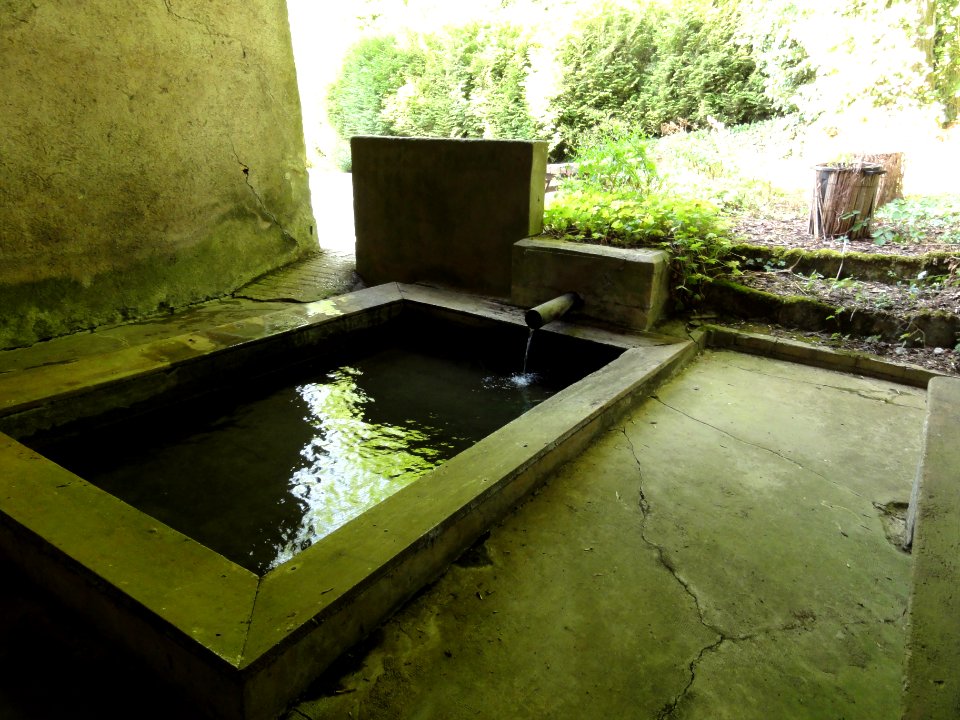 Ollières (Spincourt, Meuse) fontaine-lavoir (02)