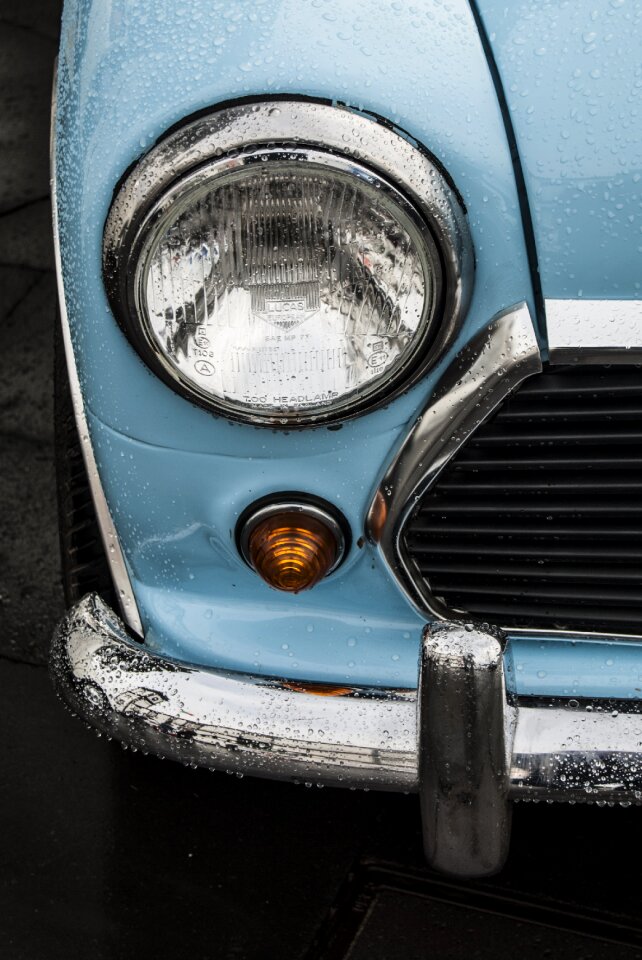 Old car vehicle lantern