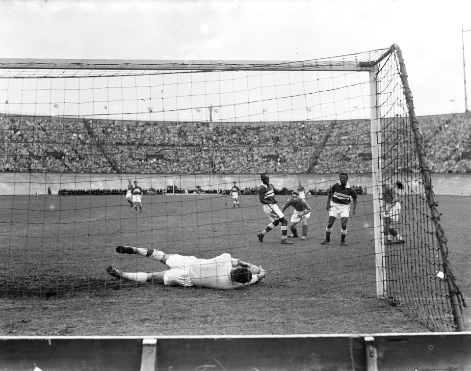Olympische Revanches Olympisch Stadion. Voetbal Nederland tegen Egypte 1-1. Egyp, Bestanddeelnr 905-2582