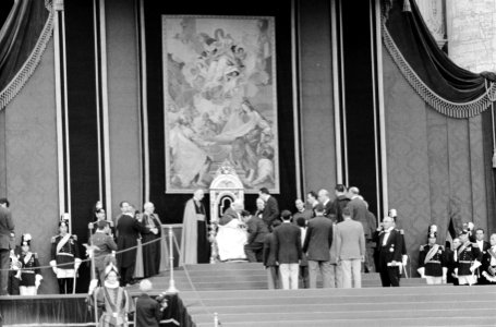 Olympische Spelen te Rome, Paus Johannes XXIII zegent de deelnemers aan de Spele, Bestanddeelnr 911-5390