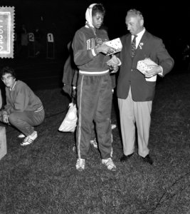 Olympische revances in stadion Amsterdam, Wilma Rudolph, Bestanddeelnr 911-6040