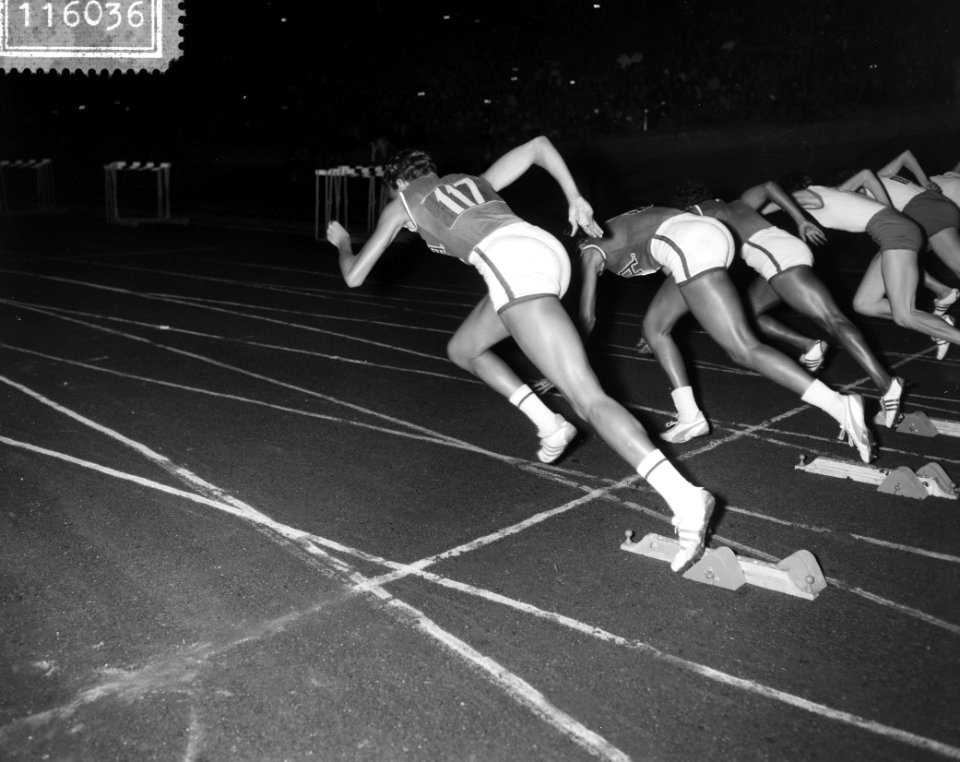 Olympische revances in stadion Amsterdam, Wilma Rudolph, Bestanddeelnr 911-6036