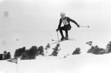 Olympische spelen, nummer 15 Leo Lacroix (F), nummer 17 Jeremy Eliott (USA), num, Bestanddeelnr 921-0660
