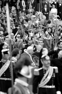 Olympische Spelen te Rome, Paus Johannes XXIII zegent de deelnemers aan de Spele, Bestanddeelnr 911-5389