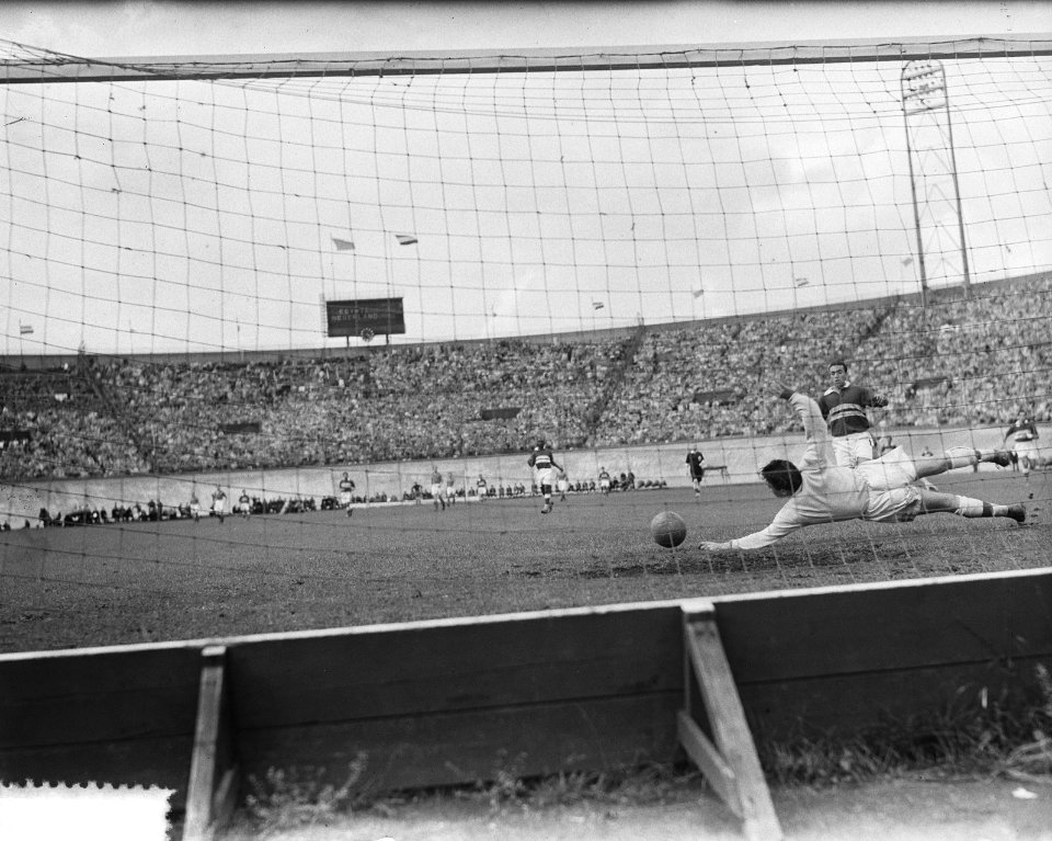 Olympische Revanches Olympisch Stadion. Voetbal Nederland tegen Egypte 1-1. Egyp, Bestanddeelnr 905-2583
