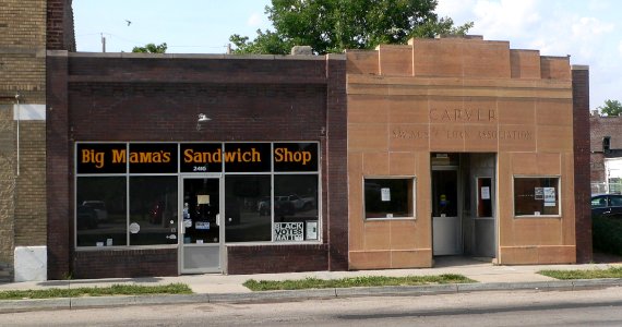 Omaha, Big Mama's and Carver Savings, from S 1