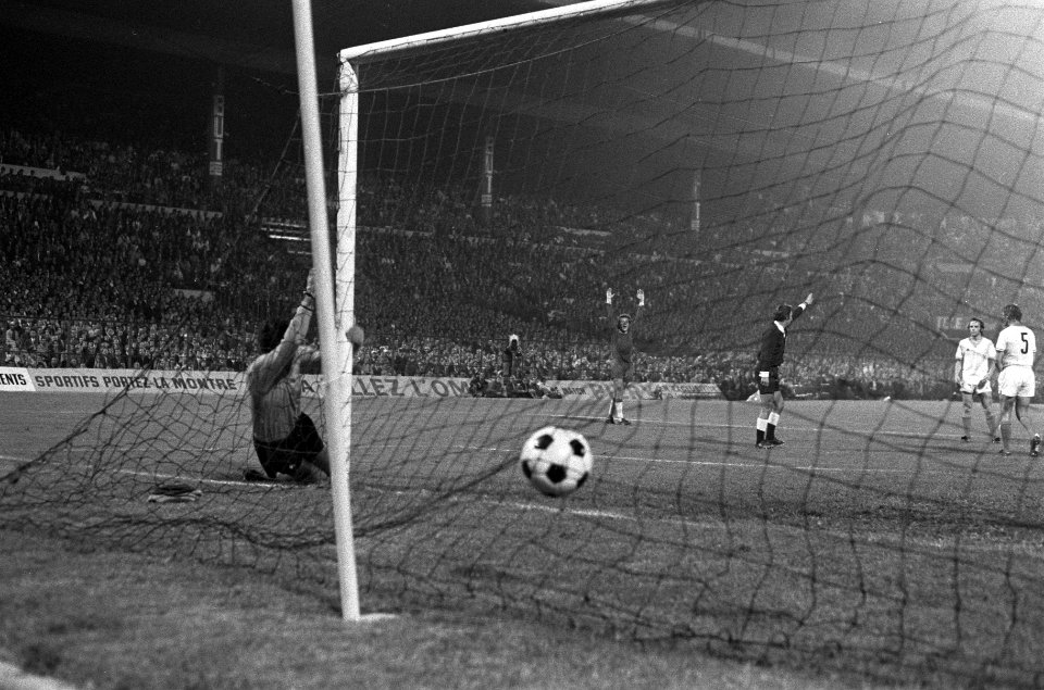 Olympique Marseille tegen Ajax 1-2, doelpunt van Keizer, Bestanddeelnr 925-0628
