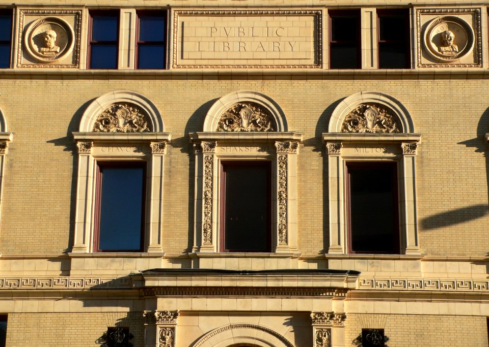 Omaha Public Library N center windows 1