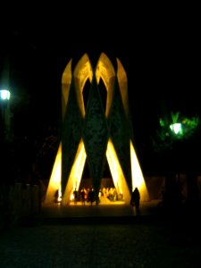 Omar Khayyam mausoleum - Friday night -September 27 2013 - Nishapur 01 photo