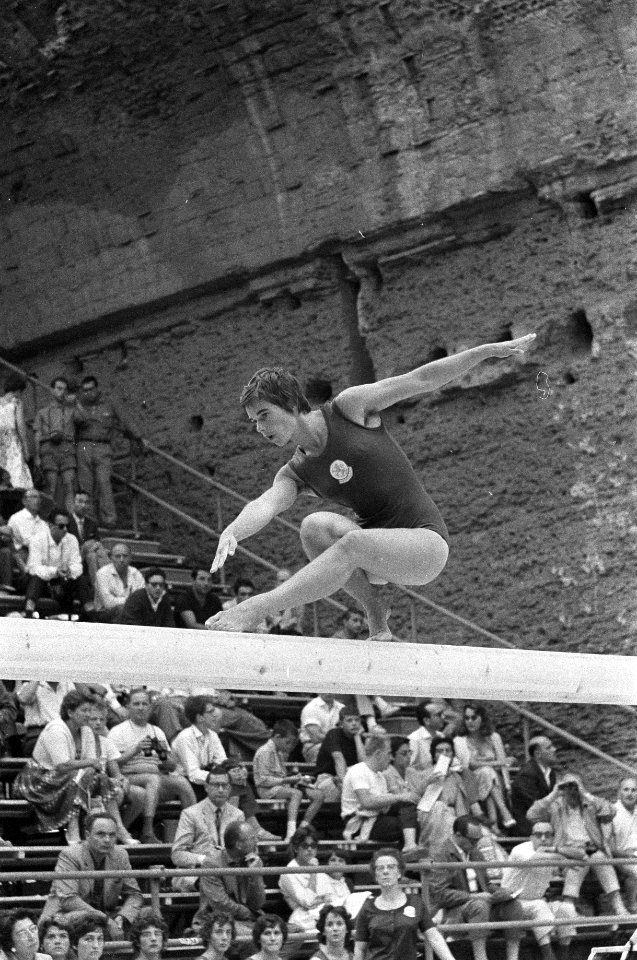 Olympische Spelen te Rome, Bep Ipenburg in actie, Bestanddeelnr 911-5865