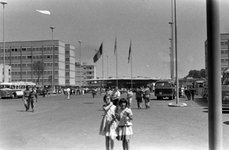 Olympische Spelen te Rome, hoofdingang Olympisch dorp, Bestanddeelnr 911-5260