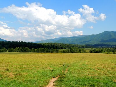 Blue sky travel journey photo